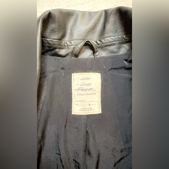 Free People We the Free Isabelle Vegan Leather Jacket - Picture 9 of 10